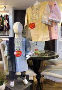 Costume jacquard en coton pour femme, tenue de soirée, élégante, design pakistanais, shilwar, qameez, nouvelle collection - Product Image 6