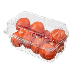 Conteneur rectangulaire en plastique transparent jetable RPET 19,00x11,50x8,50cm, boîte rPET pour l'emballage de produits frais et d'épicerie - Product Image 3