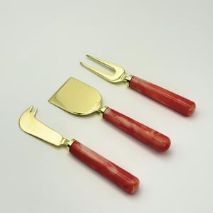 Ensemble de couteaux à fromage et outils de dernière génération en acier inoxydable avec manche en résine pour une utilisation à la maison ou en hôtel à un prix raisonnable - Product Image 4