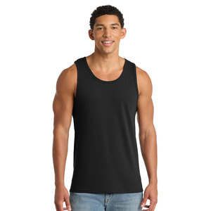 Débardeur décontracté pour homme en coton 100% uni, vente chaude, sans manches, pour l'été - Product Image 1