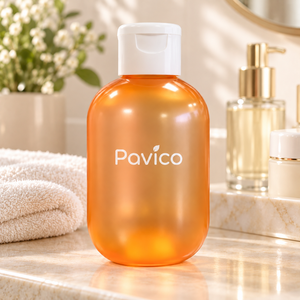 Bouteille cosmétique en PET, ronde, givrée, avec bouchon à clapet, fabricant d'emballages pour soins personnels au Vietnam - Product Image 5