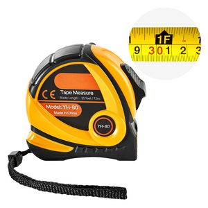 Metro a nastro retrattile a doppia scala da 25 piedi (8m/5m) con corpo in acciaio e custodia in ABS, facile da leggere, per misurazioni imperiali e metriche - Product Image 4