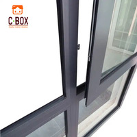 Portes et fenêtres spéciales en alliage d'aluminium Cbox/murs rideaux en verre pour maison préfabriquée en conteneur
