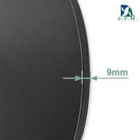Pizarra Magnética Circular de Madera SYH BB-5050R de Secado Rápido con Diseño Elegante sin Marco, Hecha en Taiwán para Decoración del Hogar y Notas
