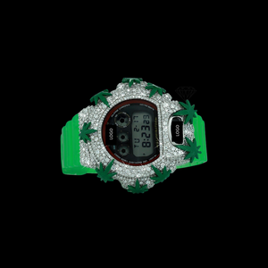 Reloj Thorns Bezel G-Shock con Diamantes Moissanite VVS Premium, Halo de Llama, Reloj de Pulsera de Moda Premium, Precio Más Bajo de la Historia - Product Image 4
