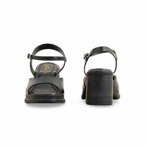 Sandale à talon formelle noire PU0249 - Product Image 2