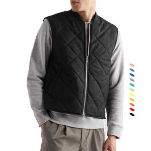High Streetwear Style Sleeveless Winter Puffer Quilted <b>Vest</b> for Custom Patches Women Windproof with Zipper Closure Hiking - Product Image 5