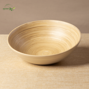 Tazón de Bambú Hecho a Mano, Ecológico, para el Hogar y la Cocina, Vajilla Sostenible - Product Image 1