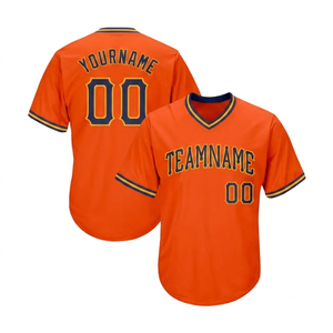Camiseta de Béisbol Personalizada con Cuello en V Verde para Hombre, Manga Corta, Nombre del Equipo Bordado, Ropa Deportiva Transpirable de Poliéster, Camisetas de Baloncesto - Product Image 3
