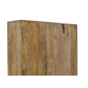 Bibliothèque de luxe haut de gamme en chêne massif indien avec tiroir, vitrine et armoire de rangement pour bureau, salon et villa - Product Image 3