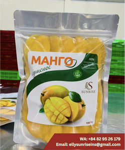 Rodajas de Mango Deshidratadas, Snack de Fruta Tropical Dulce, Trozos Amarillos Naturales, Proceso FD a Granel (ELLY-WA +84 829 526 179) - Product Image 2
