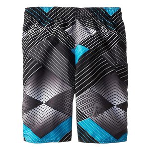 Custom <b>Men</b> Eco-Friendly Breathable Anti-UV Quick Dry Waterproof Beach Shorts Swim <b>Trunks</b> Youth Geometric Print Board Shorts - Product Image 2