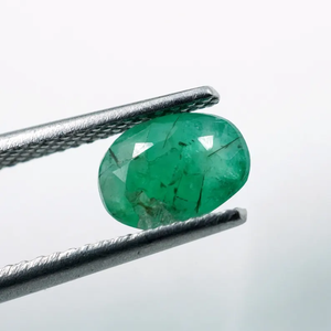 Piedra Preciosa de Esmeralda Natural de Rajasthan, 1.00ct, Facetada Ovalada, 7.5x5.5mm, HAYAAT GEMS, para Joyería - Product Image 3