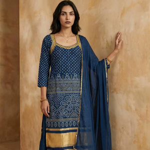 ชุดสูทชินนอน ปาลาซโซ พร้อมงานปักดิ้นลายสวยงาม - Product Image 1