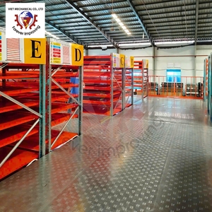 Mezzanine Rack with Multi Level Steel Platform Maximizing Warehouse Space for Industrial <b>Storage</b> and Logistics Use - Product Image 3