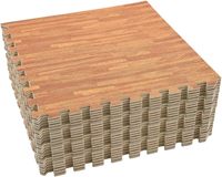 Tapis de jeu emboîtable DONGHANG OEM en EVA, motif bois, écologique, isolant thermique, épaisseur 1 cm, non toxique