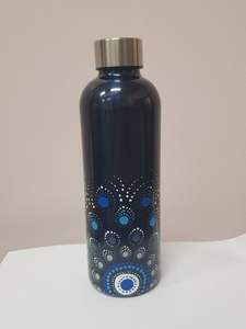 Botella de cobre grabada de diseño, botella de cobre pulido para uso diario, botella de agua de cobre estilo vintage con acabado mate. - Product Image 4