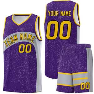 Conjunto de Camiseta y Pantalones Cortos de Baloncesto Personalizados con Nombre, Número y Logotipo, Ropa Deportiva Ligera y Transpirable - Product Image 3