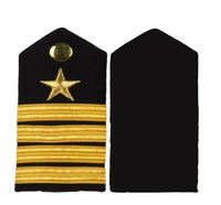 Accessoire vestimentaire 2026 : Dernière tendance, design mode, 100 % fait main, écusson brodé sur mesure en bullion pour épaule
