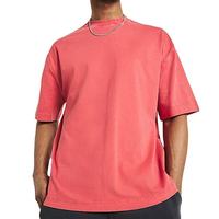 T-shirt Homme Oversize à Épaules Tombantes Manches Courtes OMMIZ en Polyester/Coton Séchage Rapide Respirant pour l'Été Coupe Classique