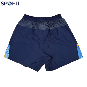 Shorts de football personnalisés à motif imprimé par sublimation, vente en gros, shorts de bain personnalisés pour garçons, short de course vierge pour hommes avec couture de 5 pouces - Product Image 2