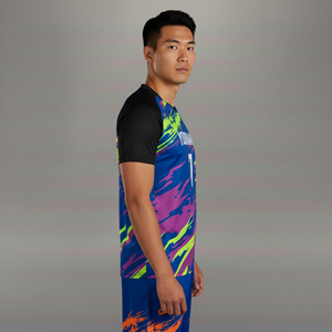 เสื้อฟุตบอลดีไซน์ใหม่ล่าสุดปี 2026 ผลิตจากโพลีเอสเตอร์ 100% แห้งเร็ว ระบายอากาศได้ดี แขนสั้น คอวี ปรับแต่งได้ เสื้อฟุตบอลสำหรับทุกเพศ - Product Image 6
