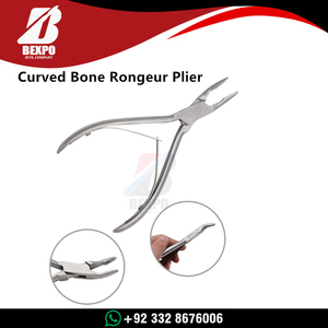 Rongeur Curvo Dental, Instrumento de Ortodoncia, Pinza de Acero Inoxidable - Product Image 6