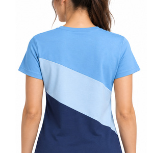 Camisetas Deportivas para Mujer, Tops de Gimnasio de Algodón, Camisetas de Fitness con Estilo Personalizado, Fabricante Mayorista, Proveedor OEM ODM, Tops Deportivos B2B - Product Image 6
