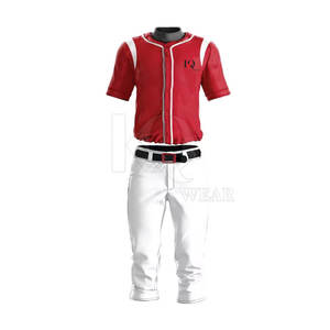 Uniforme de baseball pour hommes, respirant, léger, durable, jersey et pantalon de haute qualité, impression personnalisée du logo et du numéro, idéal - Product Image 3