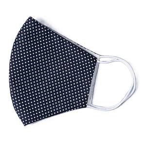 Masques faciaux ajustables en coton biologique imprimé, lavables et réutilisables, avec motif, en tissu de coton 150-200 g/m² - Product Image 5