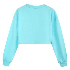 Sudadera recortada de moda para niñas de 3 a 16 años, Top corto informal para deportes, correr, trotar, viajes de fin de semana, actividades <span class=keywords><strong>al</strong></span> aire libre - Product Image 3