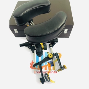 OldMed OMI-OR-121 Mayfield Skull <b>Clamp</b> Headrest Set High Quality Stainless Steel Black Coated German Standard ISO/CE Certified - Product Image 4