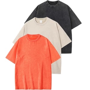 Camiseta 100% algodón personalizada con cuello redondo, camiseta de color sólido con cuello redondo, camiseta para hombre, camiseta de cuello redondo para hombre - Product Image 4