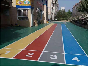 พื้นยางหลากสีแบบประกบกันสำหรับสนามเด็กเล่นหลังบ้าน - Product Image 5
