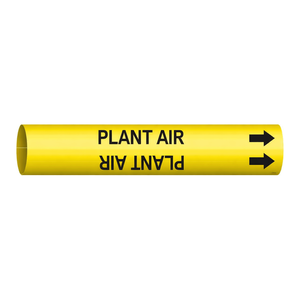 เครื่องหมายระบุท่อแบบ Snap-On ยี่ห้อ Brady PLANT AIR สำหรับการระบุสายลมอุตสาหกรรม - Product Image 2