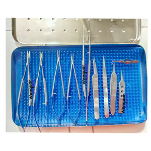 Instrumentos Quirúrgicos Oftálmicos de Microcirugía de la Mejor Calidad, 10 Piezas, Material de Acero Inoxidable, CE - Product Image 5