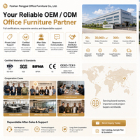 Bureau de direction moderne en forme de L avec armoire latérale, table de PDG/directeur, vente en gros d'usine OEM/ODM