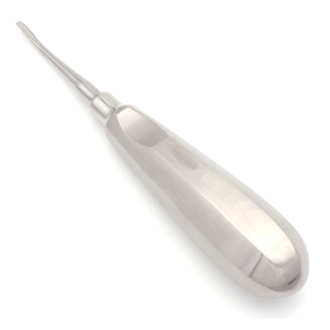 Curved-Up 3mm Luxating Elevator Dental Extraction Instrument Thin Sharp Blade Periodontal Ligament Cutter Surgical Stainless - Product Image 1