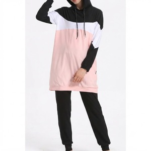 Women Muslim Vintage Winter Tracksuit Modest Sportswear Islamic Activewear Full Coverage Training Set Breathable Comfortable OEM - Product Image 4