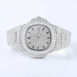 Luxury Hip Hop Customized Moissanite <b>Watch</b> Pass Diamond Tester <b>Cheap</b> Price 41 MM VVS Moissanite High Quality Iced Out <b>Watch</b> - Product Image 3