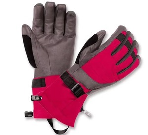 Gants de ski imperméables en PU bleu marine et magenta, gants d'hiver pour snowboard, doigts entiers, poignet élastique, gants de neige imperméables - Product Image 5