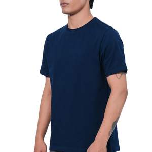 Camiseta Básica de Alta Calidad para Hombre, Color Sólido, 100% Algodón, Manga Corta, Cuello Redondo, Ropa Casual, Fabricante de Camisetas con Estampado Personalizado - Product Image 5