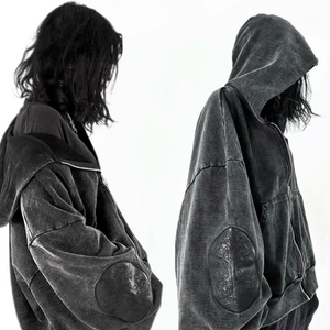 Ensemble de survêtement pour homme en molleton respirant à séchage rapide avec logo imprimé en sérigraphie personnalisé, coupe classique, deux pièces (pantalon et sweat à capuche) - Product Image 4