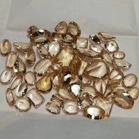 Pierres précieuses naturelles de tourmaline pêche et morganite de haute qualité, taille poire, facettées, 3-8 carats, avec expertise tierce, MOQ 100 carats