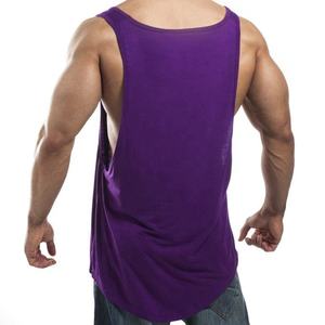 Débardeur d'entraînement de gymnastique pour hommes de haute qualité gilet personnalisé de couleur unie tricoté grande taille Style décontracté vente en gros OEM ODM Service pas cher - Product Image 2