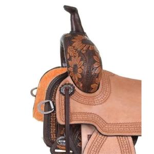 หนังแท้อานม้าแบบตะวันตกแบบไม่เหยียบสำหรับแข่งอังกฤษเพื่อความสุขการขี่ม้าและสัตว์เลี้ยงแบรนด์ต่างประเทศที่กำหนดเอง - Product Image 2