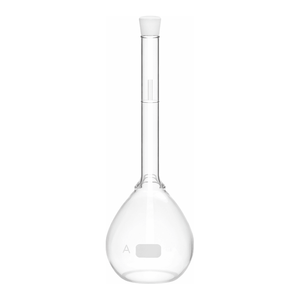 Fiole volumétrique en verre borosilicate PYREX Classe A de 2000 mL avec bouchon pour des mesures de laboratoire précises - Product Image 1