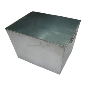 Haute qualité métal argent fleur planteur ensemble de deux pièces pour Restaurant jardin décoratif Floral Pot accessoires - Product Image 5