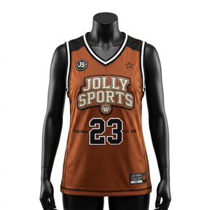 Womens 180 GSM Polyester Mesh Basketball Jersey White Navy <b>Red</b> Custom Tackle Twill Logo Uniform Basketball Jersey Breathable - Product Image 5
