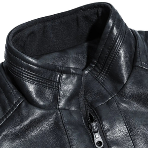 Fabricante Profesional de Chaquetas de Cuero Genuino para Hombre de Alta Calidad, Chaquetas de Cuero 100% Genuino para Hombre en Oferta - Product Image 5